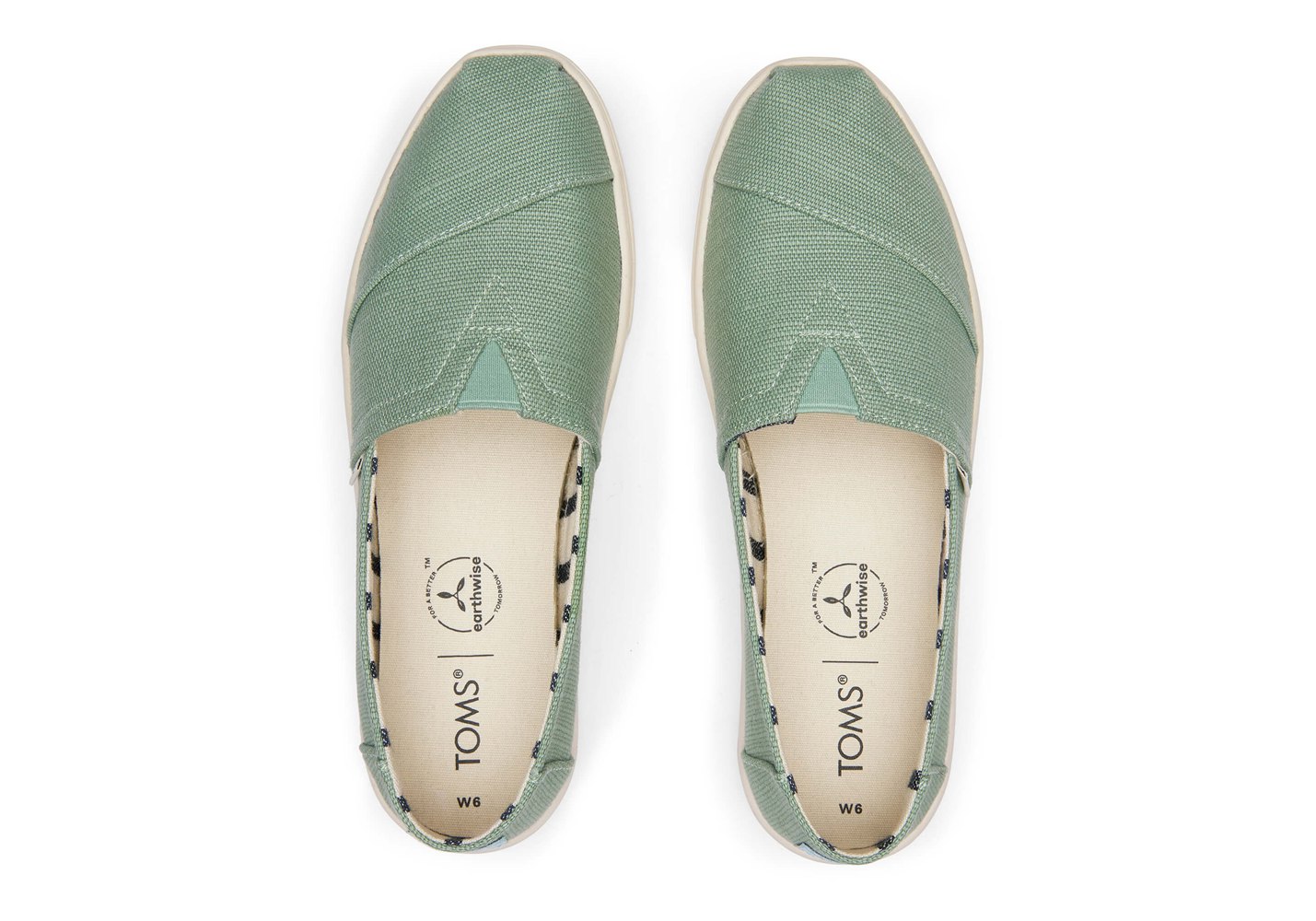 Toms Espadryle Damskie Mięta - Alpargata Cupsole Slip On - 38BXDGSUY